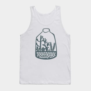 Terrarium Cactus and Succulent Houseplants Tank Top